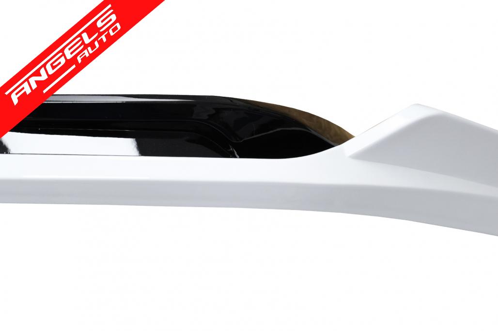Prelungire Bara Fata compatibila cu VW compatibila cu Golf 7 2013-2017 Negru Lucios & Alb ABT Design - imagine 4