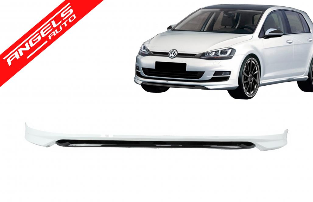 Prelungire Bara Fata compatibila cu VW compatibila cu Golf 7 2013-2017 Negru Lucios & Alb ABT Design - imagine 2