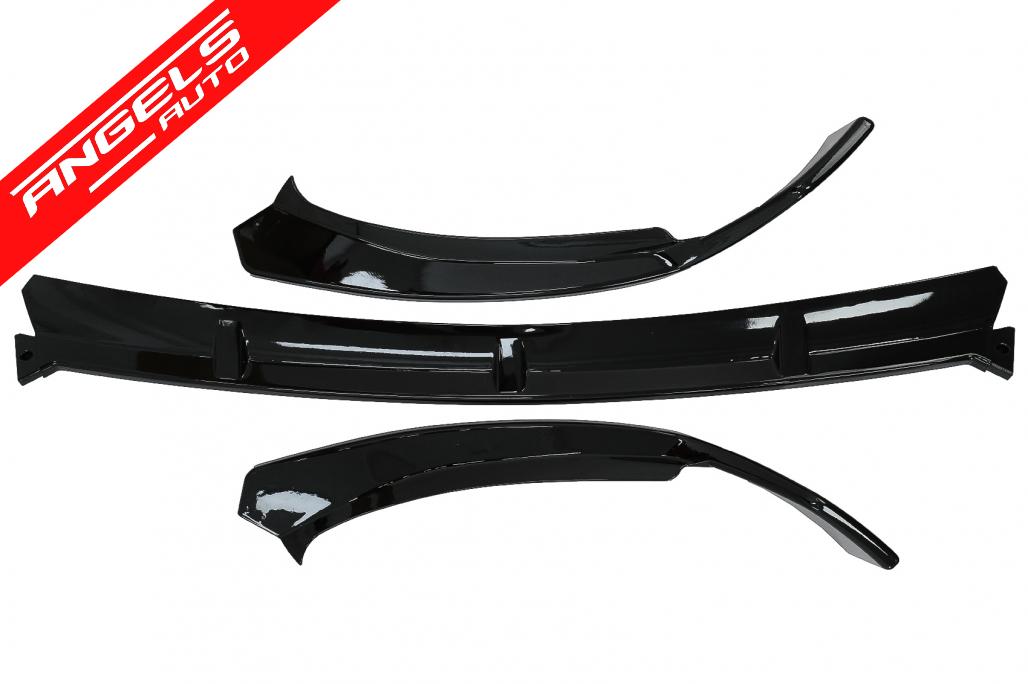 Prelungire Bara Fata compatibila cu Mercedes C-Class W205 S205 2019-up Negru Lucios - imagine 7
