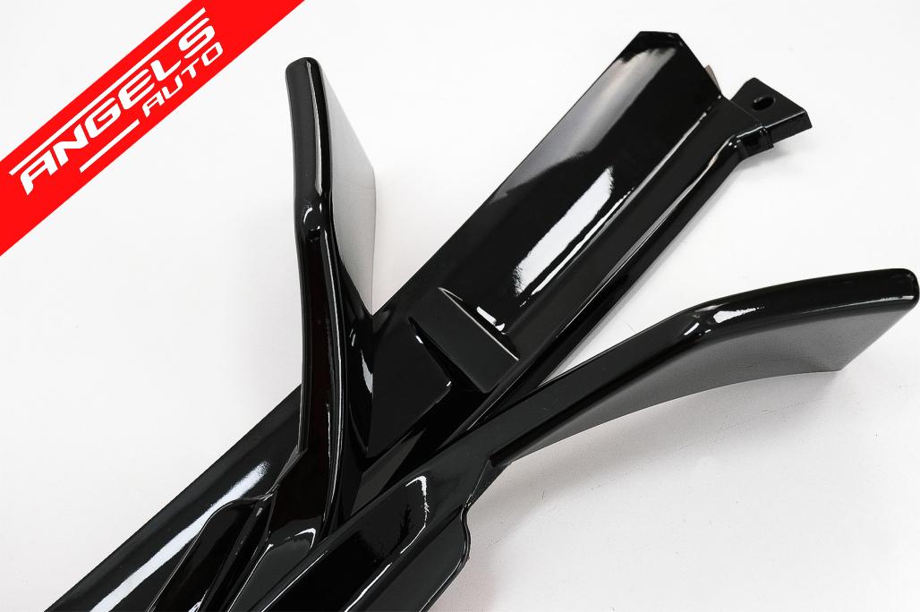 Prelungire Bara Fata compatibila cu Mercedes C-Class W205 S205 2019-up Negru Lucios - imagine 4