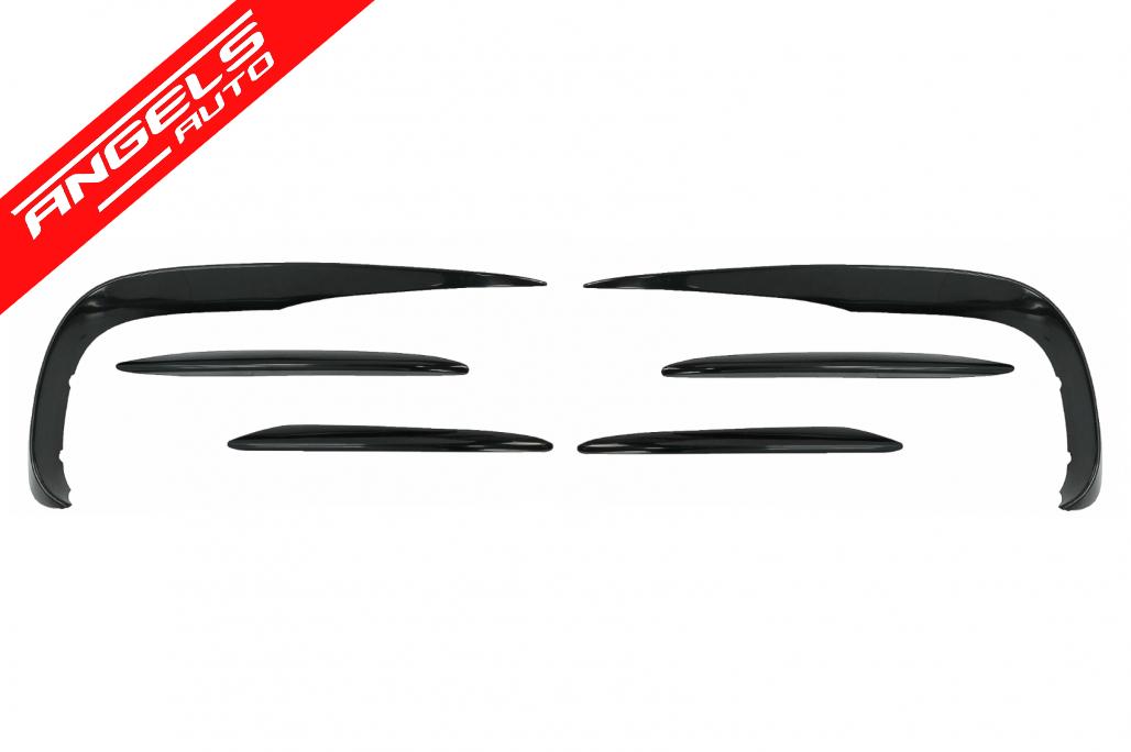 Prelungiri Bara Fata compatibile cu Mercedes E-Class W213 Sport Line E53 2016+ Negru - imagine 3