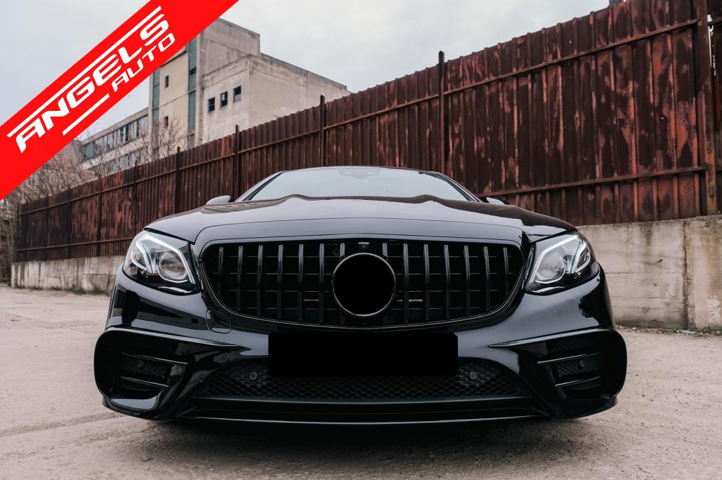 Prelungiri Bara Fata compatibile cu Mercedes E-Class W213 Sport Line E53 2016+ Negru - imagine 7