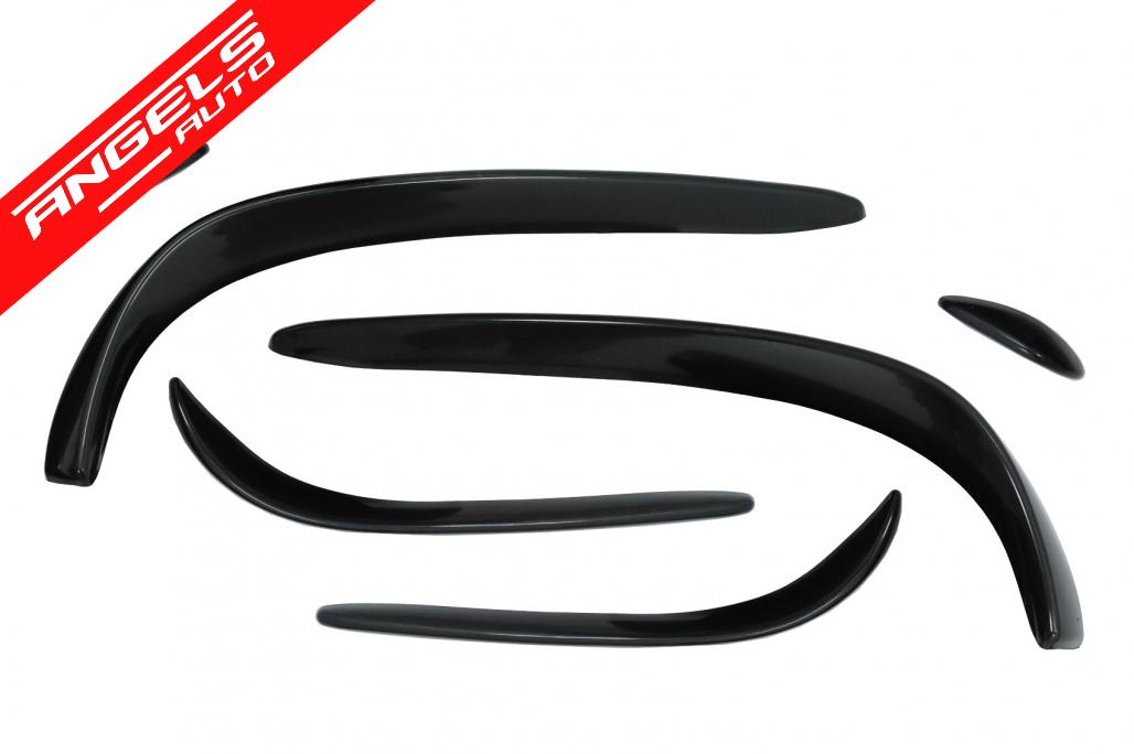 Prelungiri Bara Fata compatibile cu W205 C205 (2015-2018) C43 Design Negru Lucios