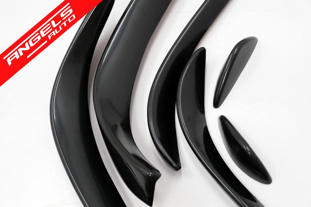 Prelungiri Bara Fata compatibile cu W205 C205 (2015-2018) C43 Design Negru Lucios - imagine 4