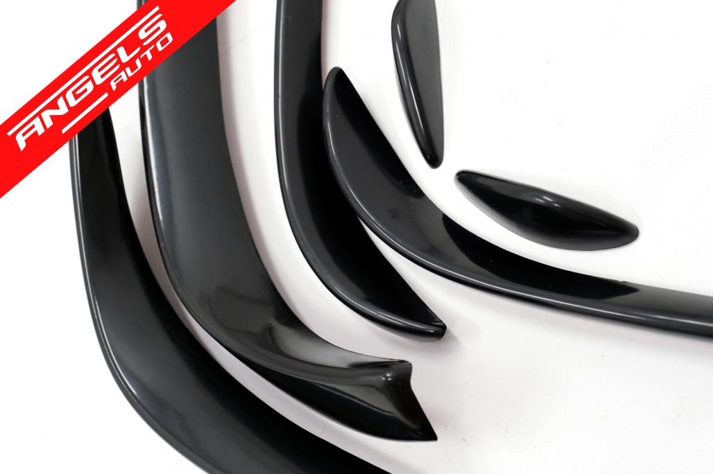 Prelungiri Bara Fata compatibile cu W205 C205 (2015-2018) C43 Design Negru Lucios - imagine 5