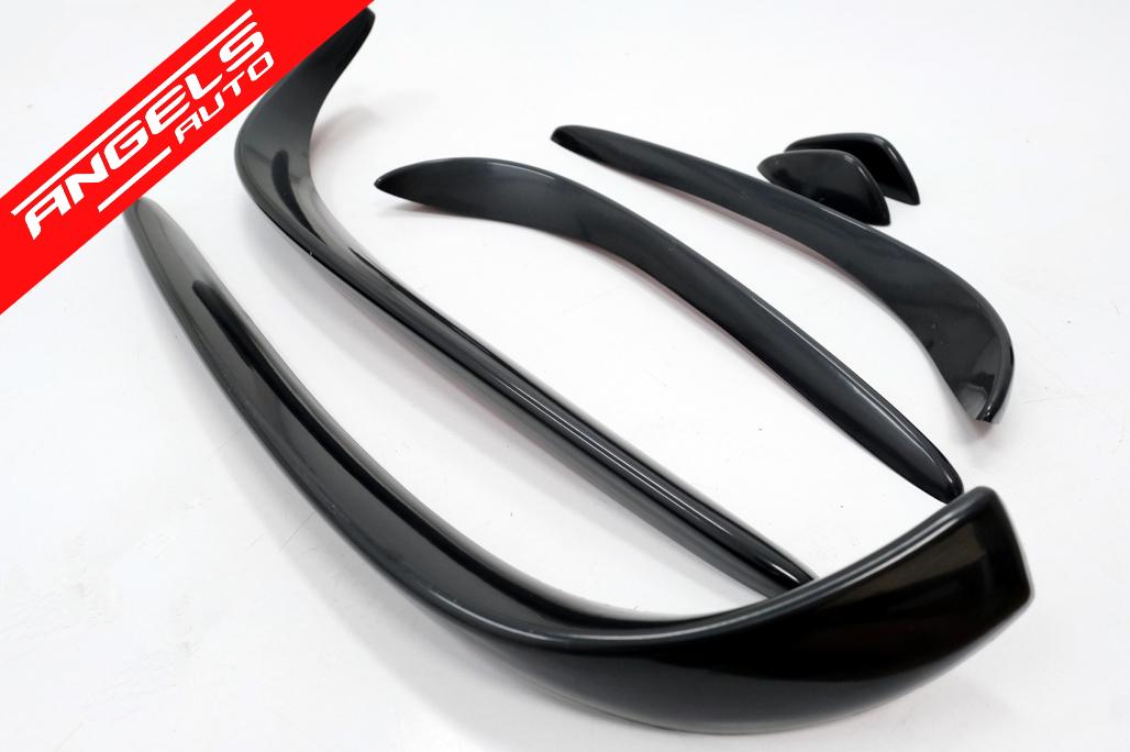 Prelungiri Bara Fata compatibile cu W205 C205 (2015-2018) C43 Design Negru Lucios - imagine 6