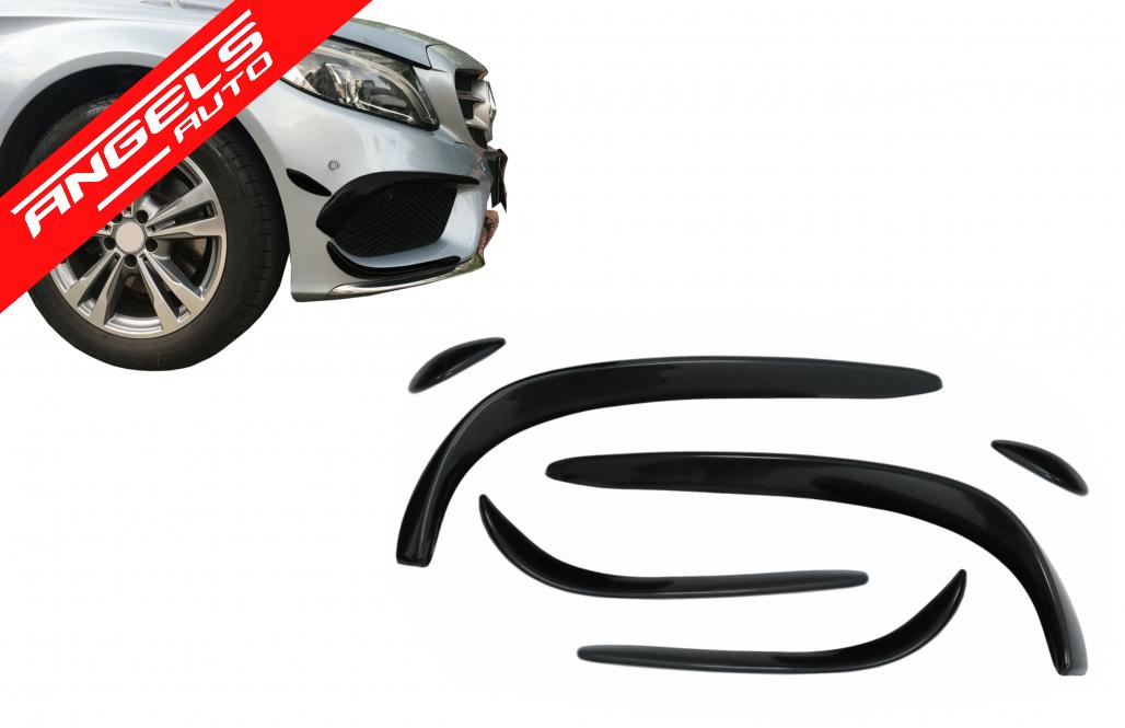 Prelungiri Bara Fata compatibile cu W205 C205 (2015-2018) C43 Design Negru Lucios - imagine 2