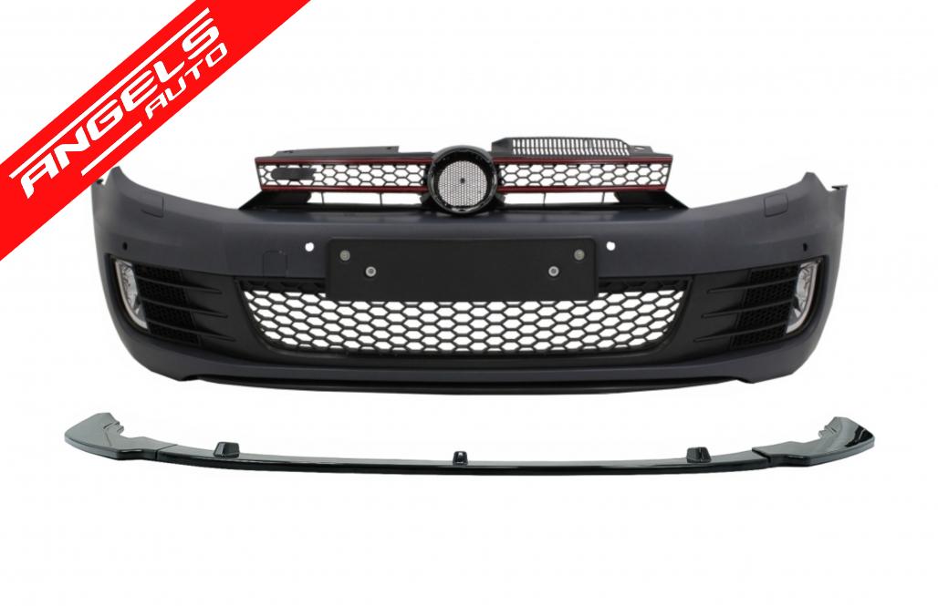 Bara Fata cu Lip Negru Lucios compatibila cu VW compatibila cu Golf 6 (2008-2013) GTI Look