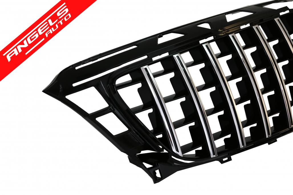 Grila compatibila cu Mercedes CLS W218 (2012-2014) GT-R Panamericana Design Crom - imagine 4