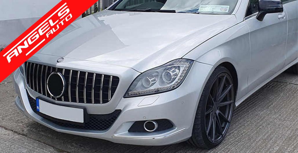 Grila compatibila cu Mercedes CLS W218 (2012-2014) GT-R Panamericana Design Crom - imagine 7