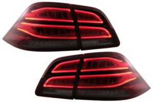Stopuri compatibile cu Mercedes M-Class W166 (2012-2015) LED LightBar Rosu Clar LHD