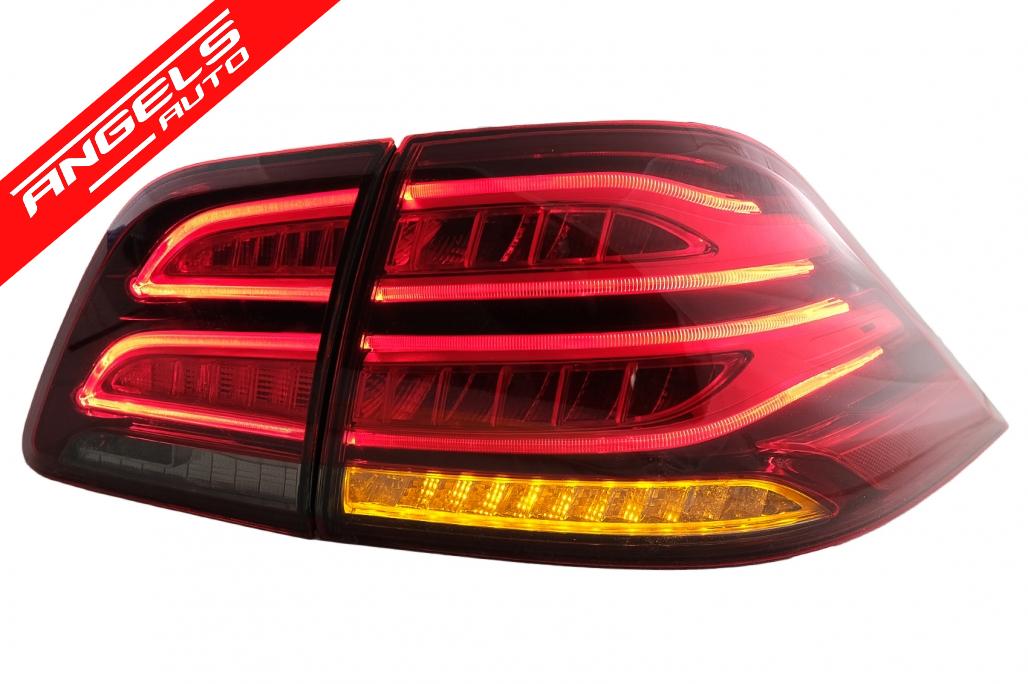 Stopuri compatibile cu Mercedes M-Class W166 (2012-2015) LED LightBar Rosu Clar LHD - imagine 2