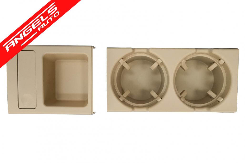 Suport Pahare si Monede compatibil cu BMW Seria 3 E46 (1998-2005) Bej Mat