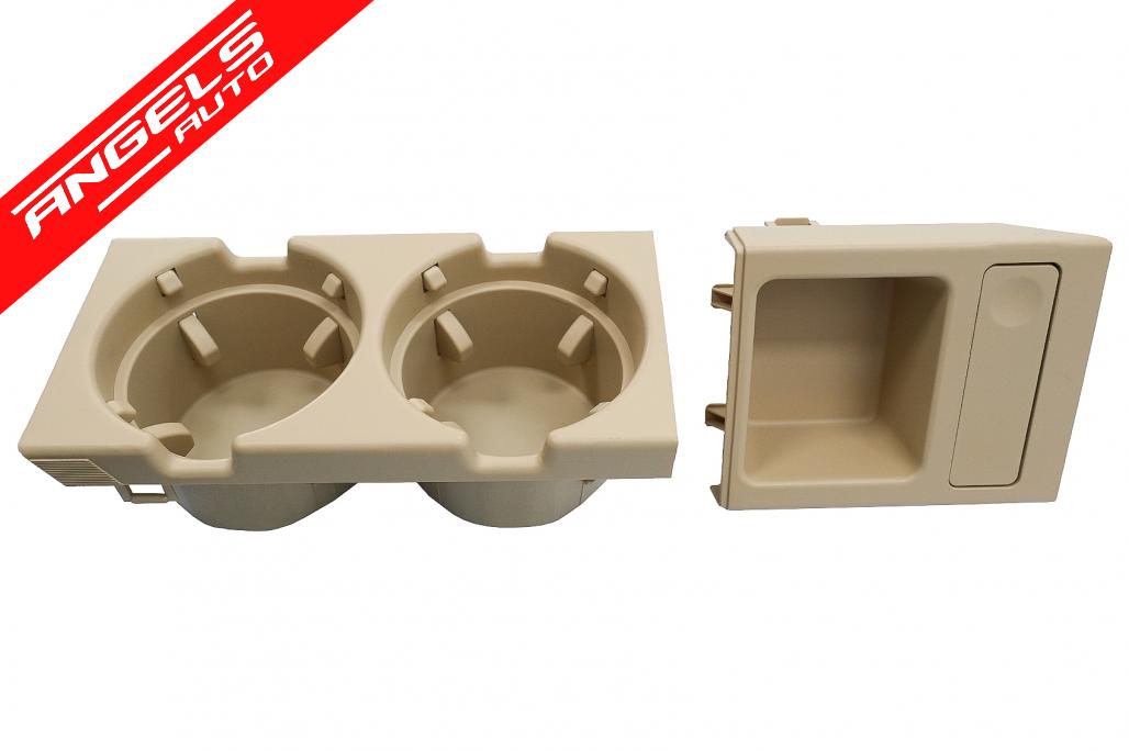 Suport Pahare si Monede compatibil cu BMW Seria 3 E46 (1998-2005) Bej Mat - imagine 7