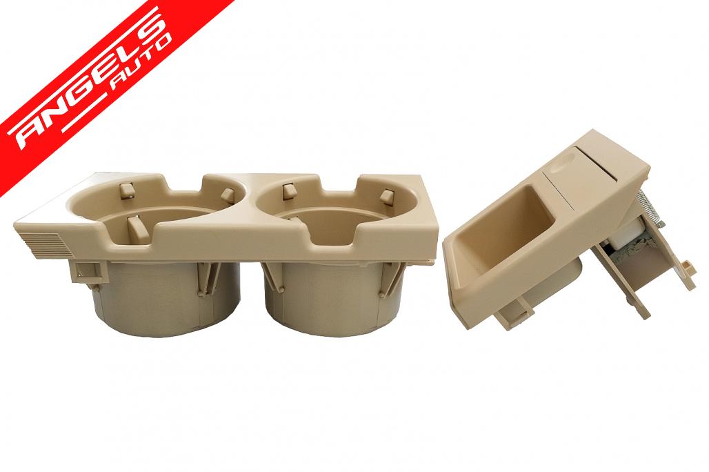 Suport Pahare si Monede compatibil cu BMW Seria 3 E46 (1998-2005) Bej Mat - imagine 4