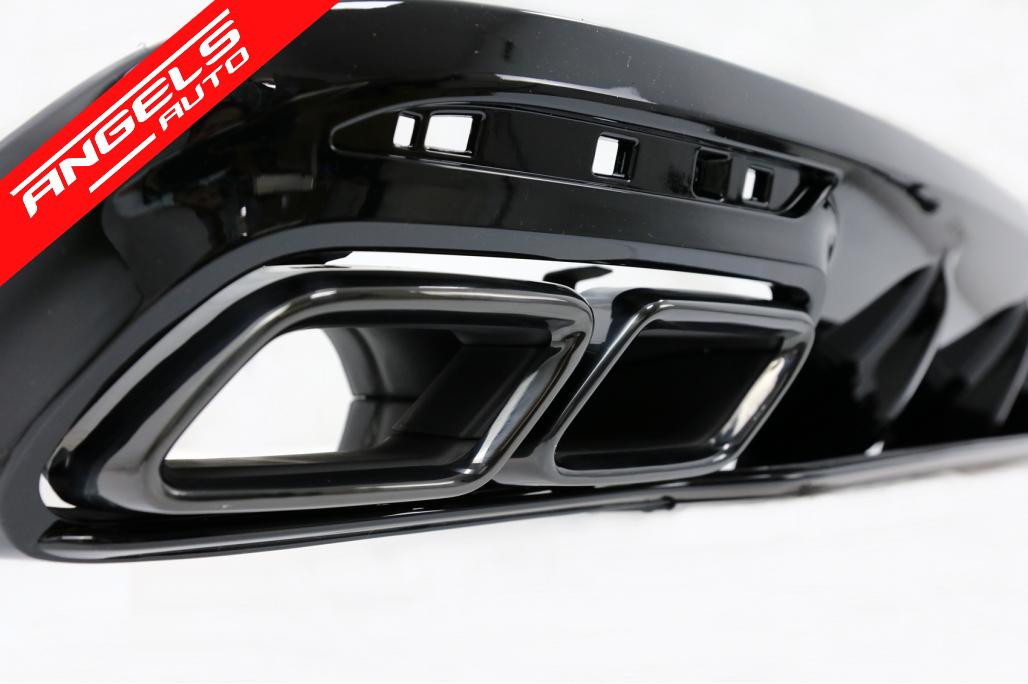 Difuzor cu tobe Negre compatibil cu Mercedes S-Class Coupe C217 si Cabriolet A217 S63 Design - imagine 3