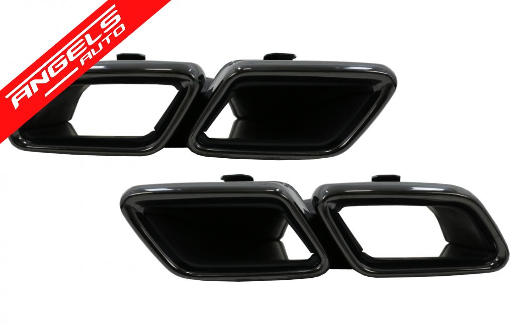 Difuzor cu tobe Negre compatibil cu Mercedes S-Class Coupe C217 si Cabriolet A217 S63 Design - imagine 4