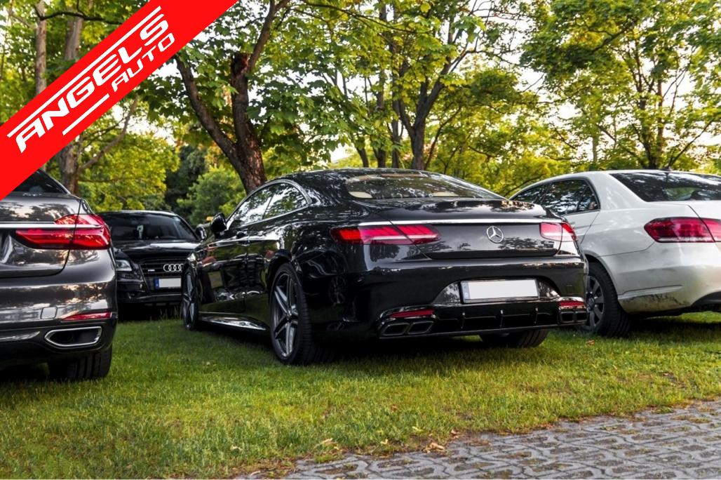 Difuzor cu tobe Negre compatibil cu Mercedes S-Class Coupe C217 si Cabriolet A217 S63 Design - imagine 8