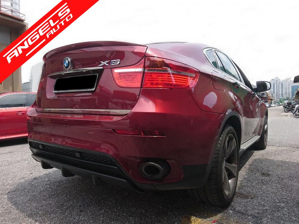 Difuzor Bara Spate compatibil cu BMW X6 E71 (2006-up) M-Design Negru - imagine 3