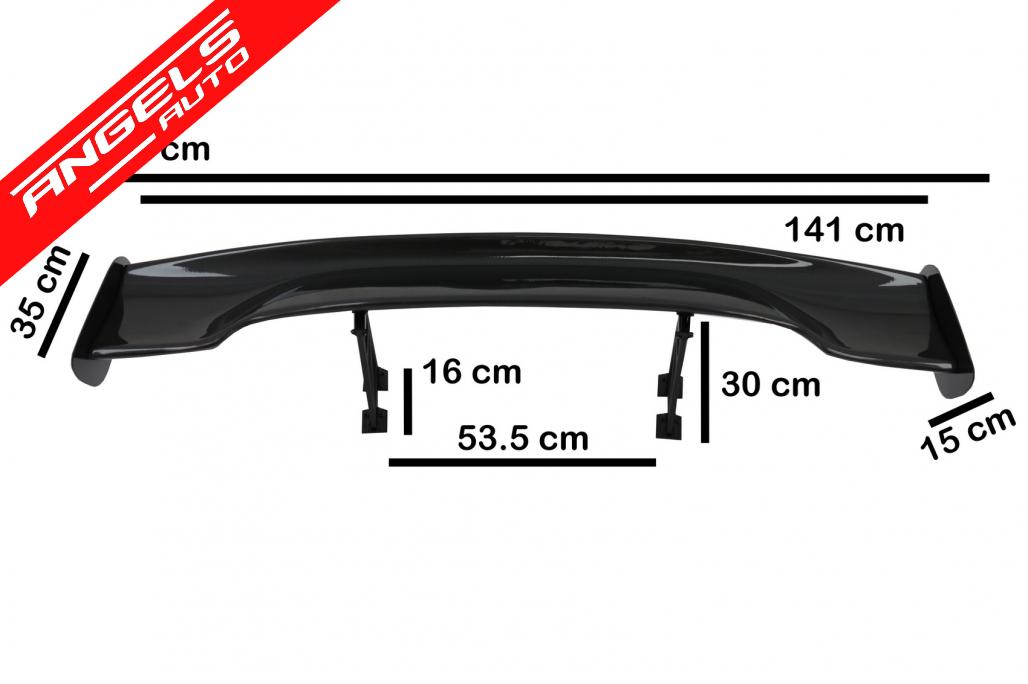 Eleron Spoiler Universal Reglabil GT Design Carbon Film Look - imagine 3