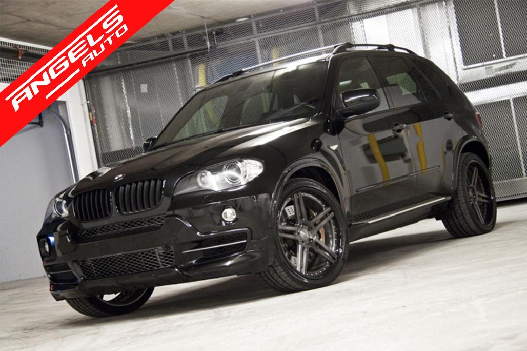 Faruri Xenon compatibile cu BMW X5 E70 (2007-2010) Angel Eyes 3D Dual Halo Rims LED - imagine 8