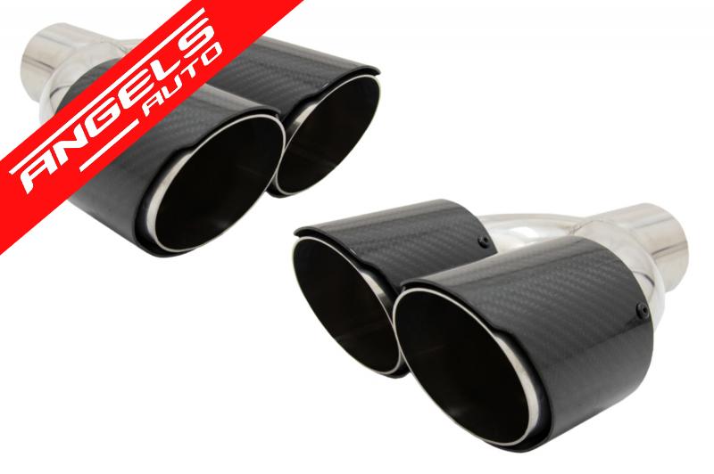 Tobe Tipsuri Finale Evacuare compatibile cu BMW Carbon Fiber Finisaj Lucios 6.1CM