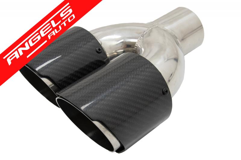 Tobe Tipsuri Finale Evacuare compatibile cu BMW Carbon Fiber Finisaj Lucios 6.1CM - imagine 2