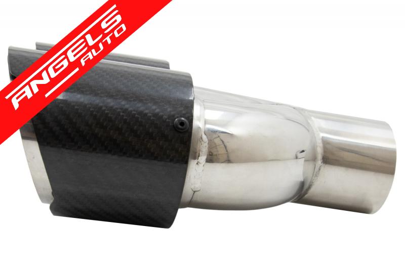 Tobe Tipsuri Finale Evacuare compatibile cu BMW Carbon Fiber Finisaj Lucios 6.1CM - imagine 5
