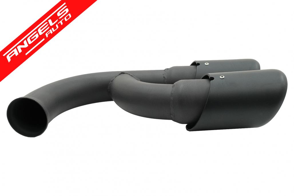 Ornamente Tobe Evacuare compatibile cu Cayenne 92A V6 2010-2014 GTS Design Negru Mat - imagine 5