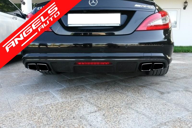 Ornamente Evacuare compatibile cu Mercedes S-class E-class W221 W212 E63 S63 Design - imagine 7