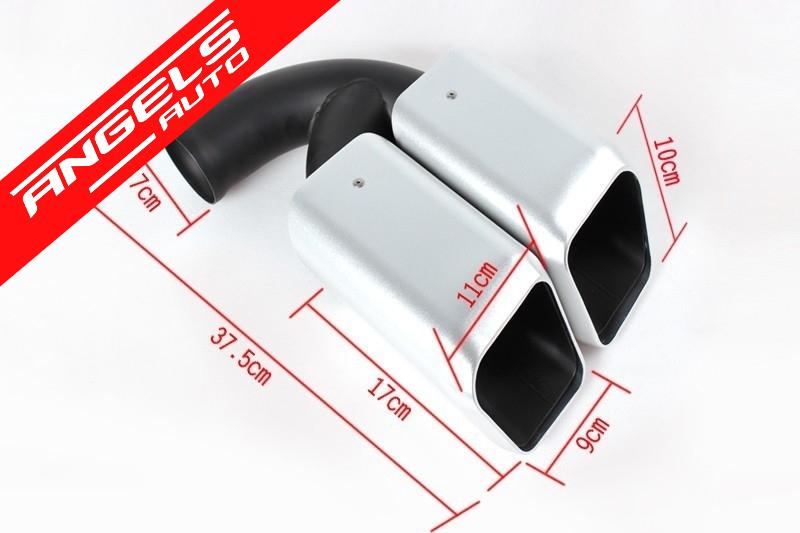 Ornamente Tobe Evacuare compatibile cu Porsche Cayenne 958 (2011-up) Turbo Turbo S - imagine 7