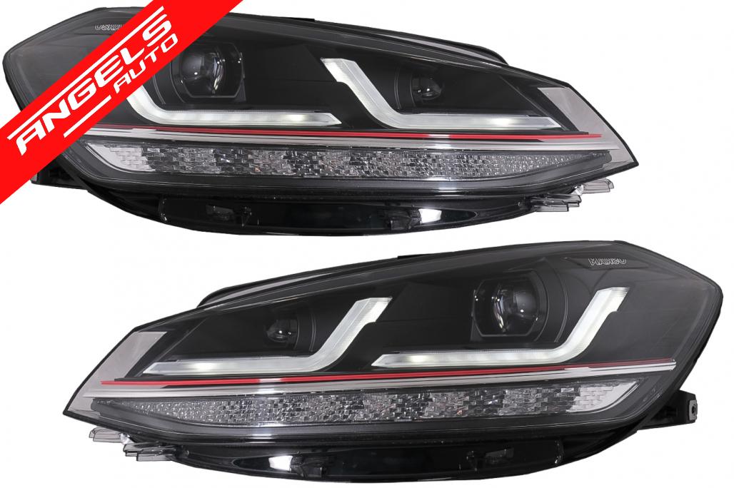 Faruri LEDriving Osram Full LED compatibile cu VW Golf 7.5 (2017-2020) Facelift GTI Semnal Dinamic