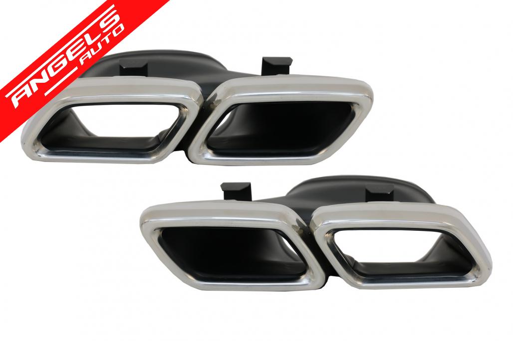 Difuzor Bara Spate cu Tobe compatibil cu Mercedes GLS X166 (09.2015-2019) GLS63 - imagine 5