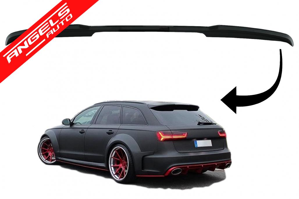 Eleron portbagaj compatibil cu Audi A6 Avant Facelift 4G C7 (2015-2018) Negru Lucios