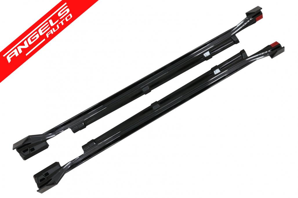 Extensii Praguri Laterale Negru Lucios compatibile cu VW Arteon (2017-2020) - imagine 2
