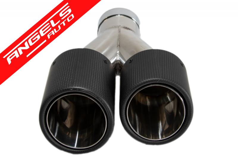 Toba Tips Finala Ornament Evacuare compatibila cu BMW Carbon Fiber Finisaj Mat - imagine 5