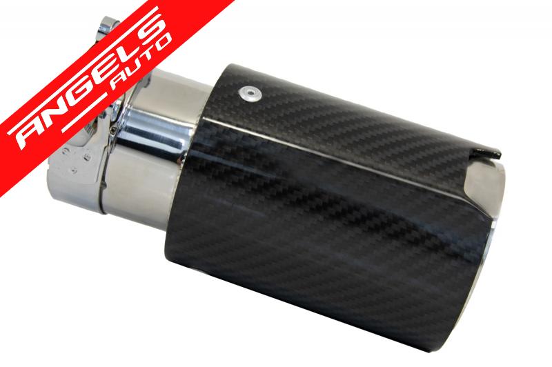 Toba Tips Finala Ornament Evacuare compatibila cu BMW Carbon Fiber Finisaj Lucios - imagine 5