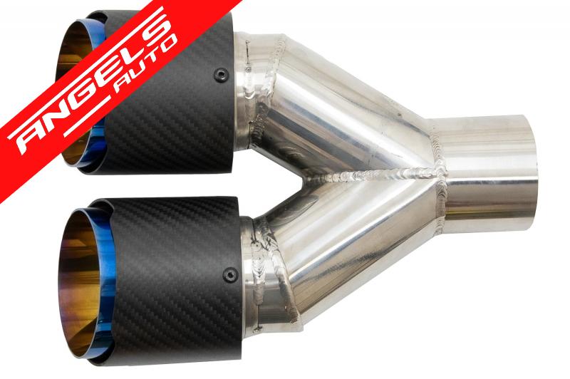 Toba Tips Finala Evacuare compatibila cu BMW Carbon Fiber Finisaj Mat 6.3cm - imagine 4