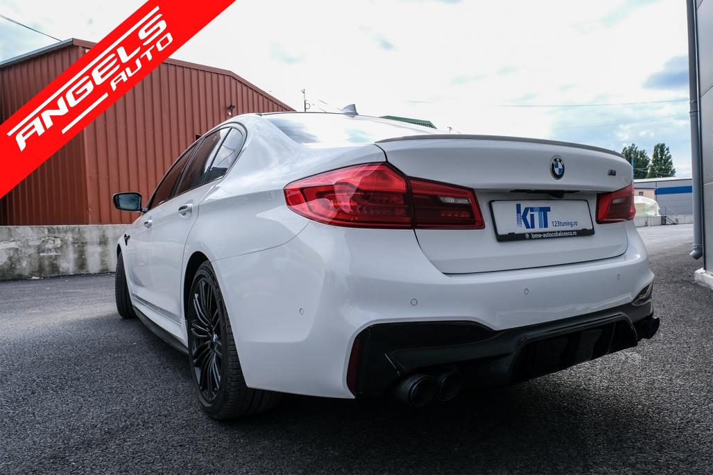 Toba Tips Finala Evacuare compatibila cu BMW Carbon Fiber Finisaj Mat 6.3cm - imagine 5