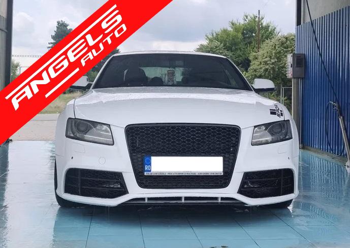 Bara Fata compatibila cu Audi A5 8T Pre Facelift (2007-2011) RS5 Design - imagine 5