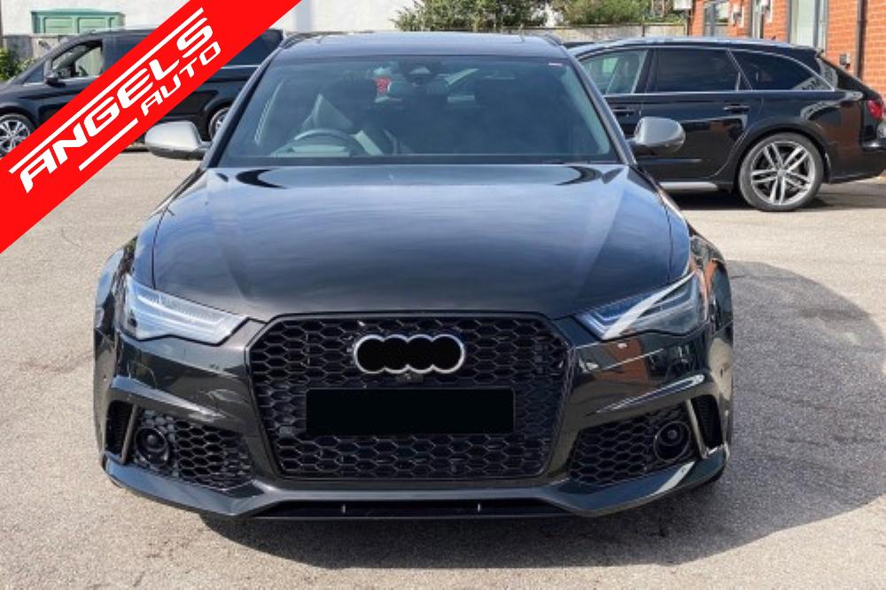 Grila RS compatibila cu Audi A6 C7 4G RS6 Design Facelift (2015-2018) - imagine 8