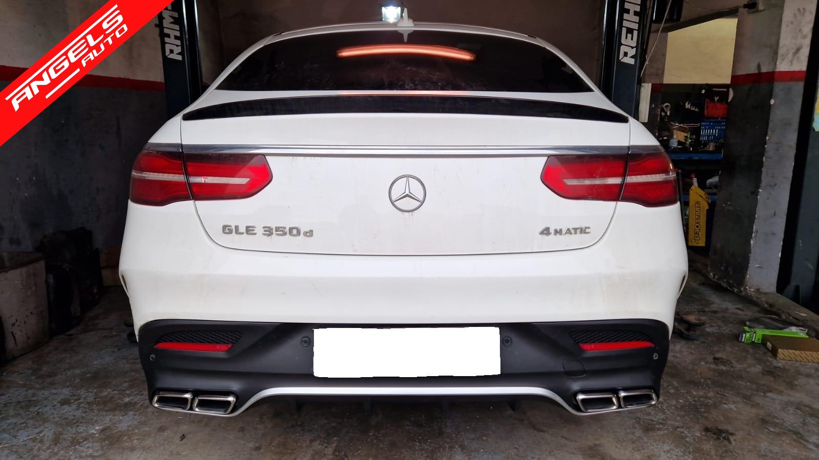 Difuzor cu Tobe compatibil cu Mercedes GLE Coupe C292 (2015-2019) GLE 63 Look - imagine 8