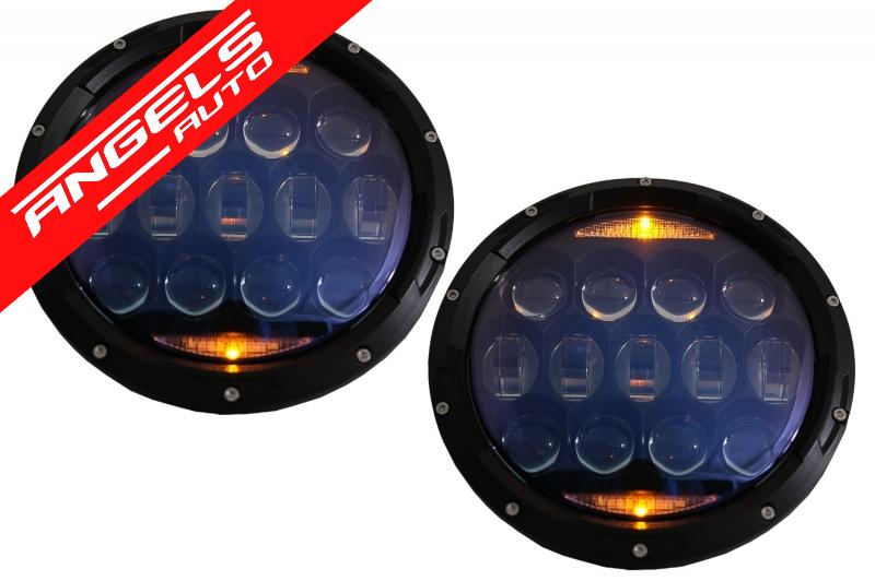 Faruri Full LED CREE Dublu Proiector DRL compatibile cu Jeep Wrangler TJ & JK (1997+) - imagine 3
