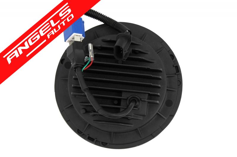 Faruri compatibile cu Jeep Wrangler JK TJ LJ JL (1997-2017) 5 Stars Design Full LED - imagine 6