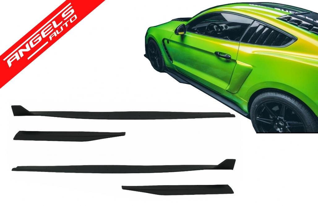 Extensii Praguri compatibile cu Ford Mustang Sixth Generation (2015-2020) GT 500 Look - imagine 8