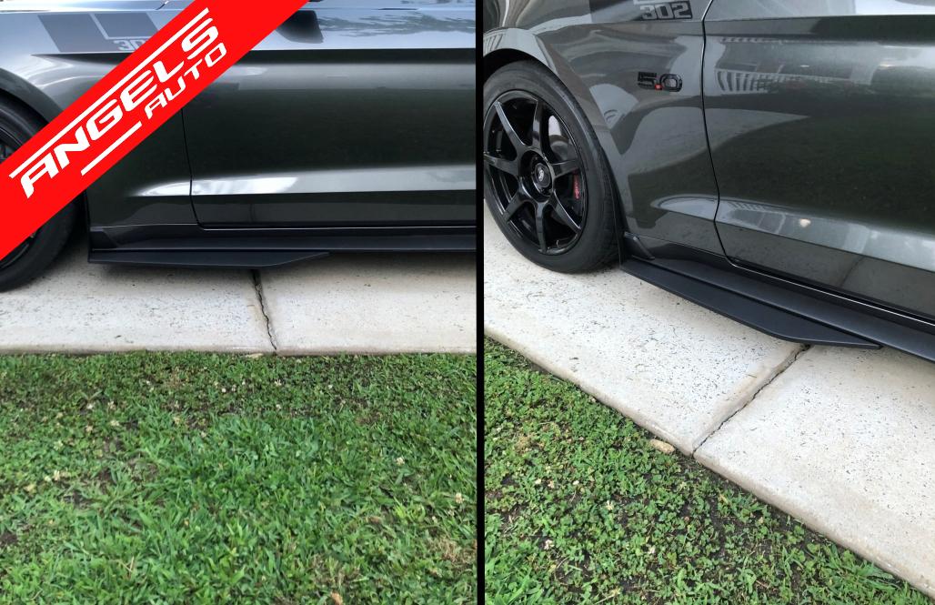 Extensii Praguri compatibile cu Ford Mustang Sixth Generation (2015-2020) GT 500 Look - imagine 7