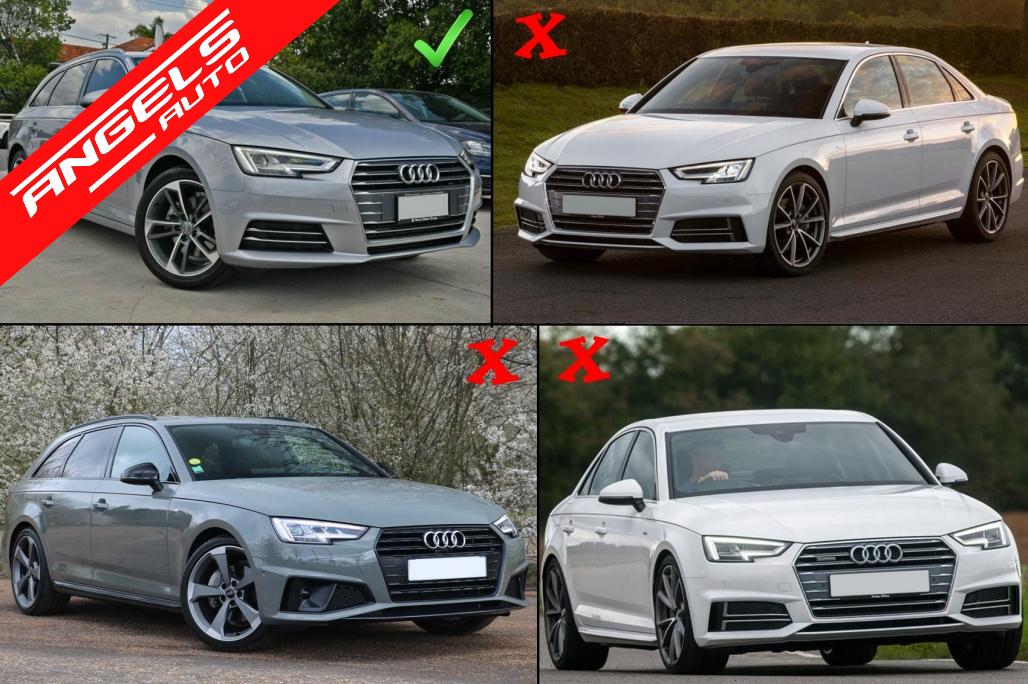 Grile Bara Fata compatibile cu A4 B9 Sedan Avant (2016-2018) RS4 Design Negru - imagine 7