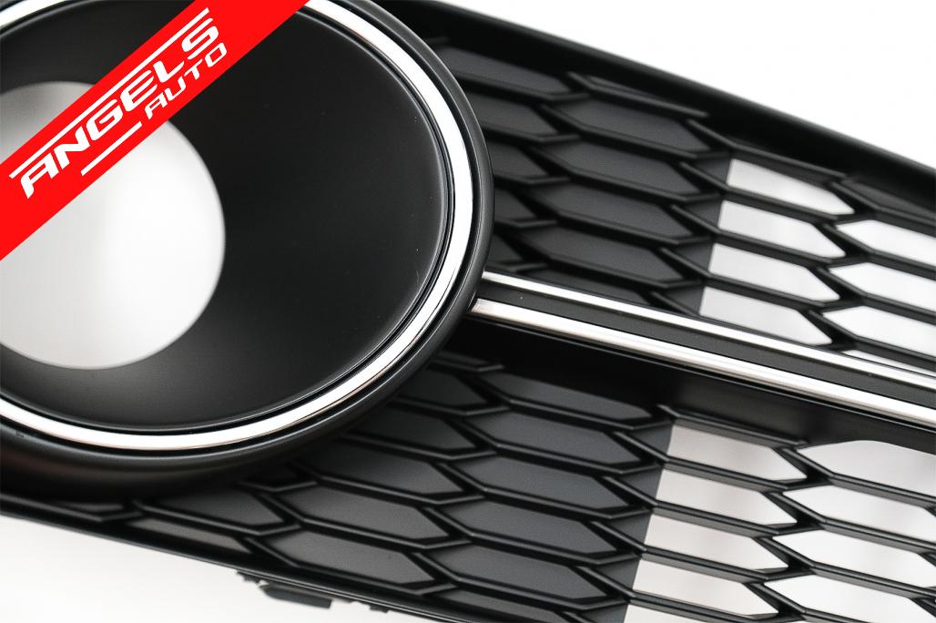 Grile compatibile cu Audi A6 C7 4G S Line Facelift (2015-2018) Crom - imagine 5
