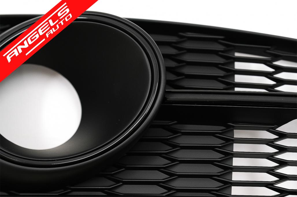Grile compatibile cu Audi A6 C7 4G S Line Facelift (2015-2018) Negru - imagine 4