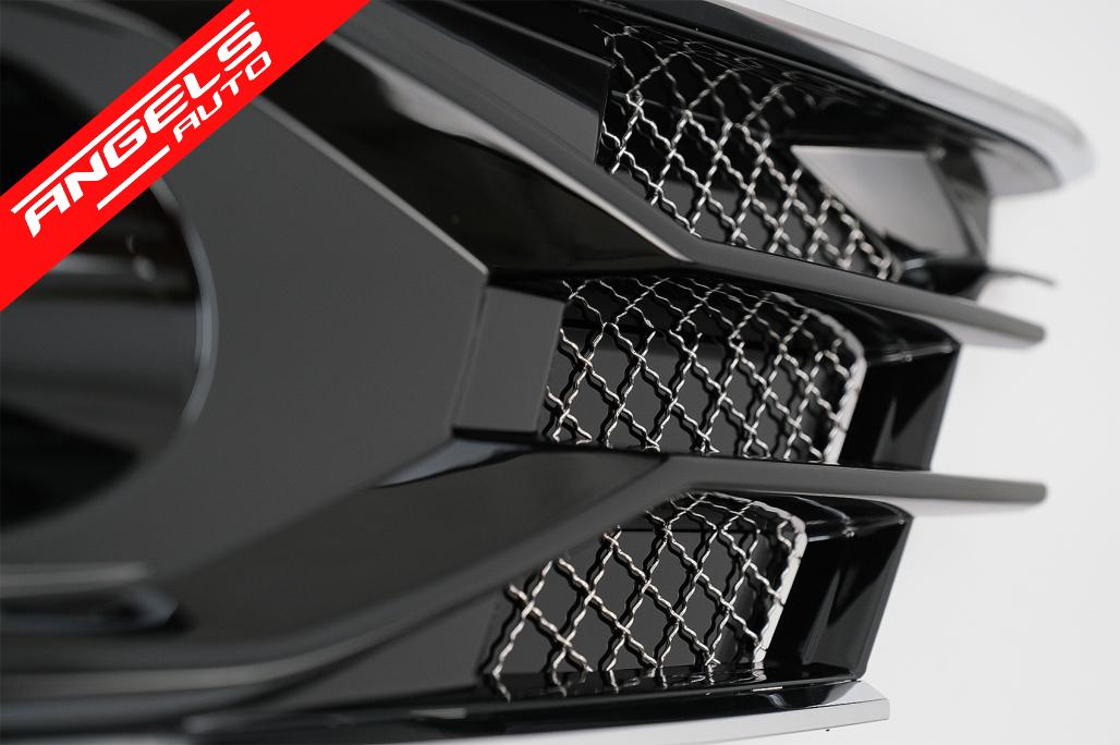 Grile Laterale compatibile cu Audi A6 C7 4G Facelift (2015-2018) Negru Lucios - imagine 5